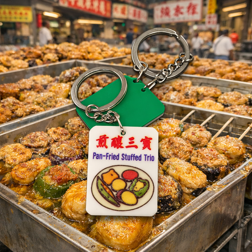 香港情懷麻雀系列 煎釀三寶