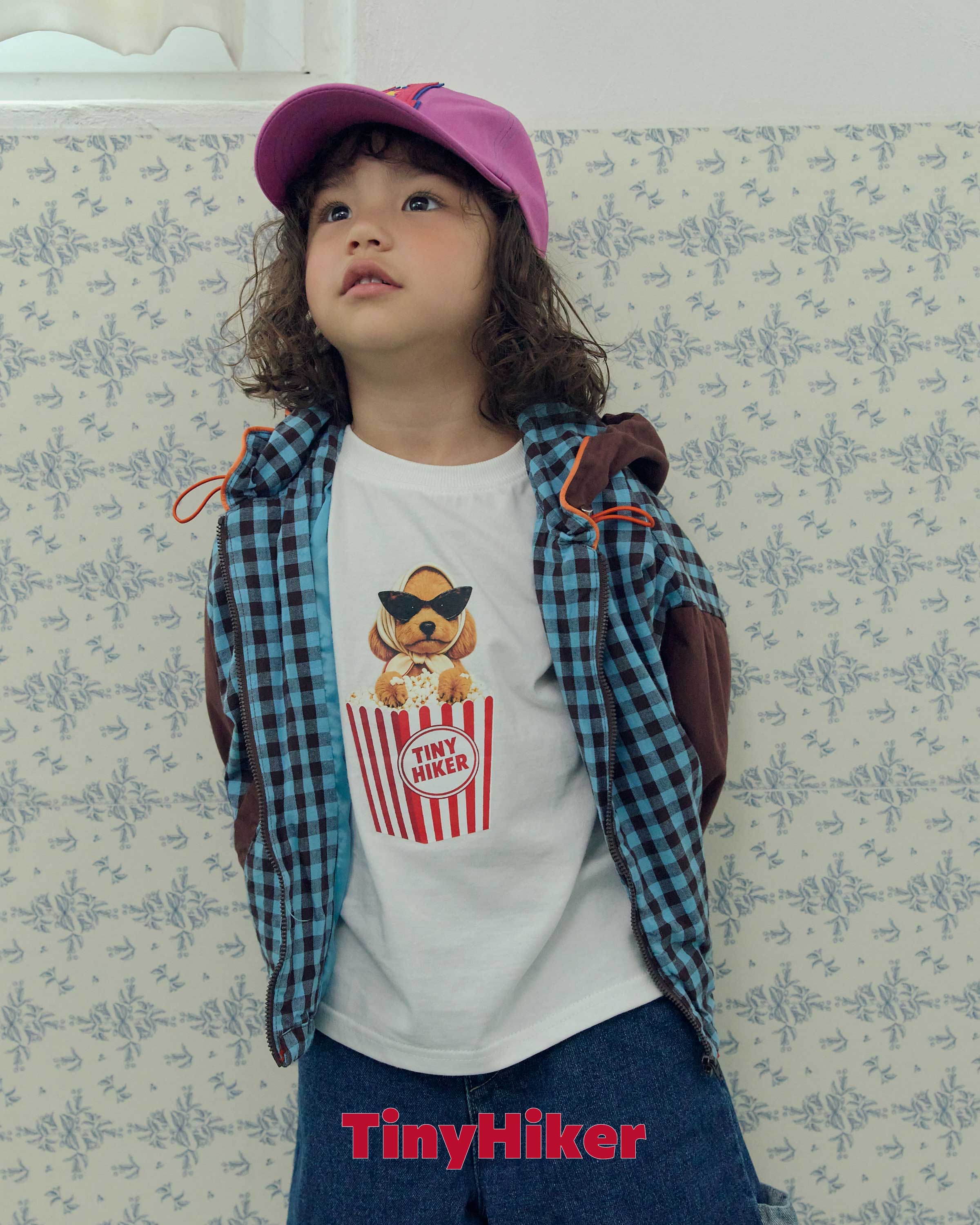 Tiny |  Pposik Check Hoodie Jumper