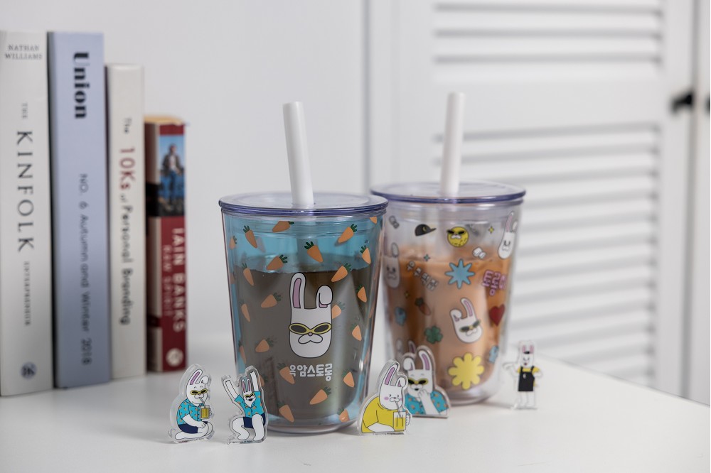 📦訂購 台灣代購 野獸國 地球娛樂室 雙層粗吸管杯