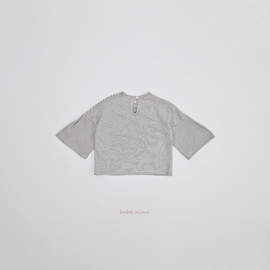 🌸預訂 韓國直送🌸🇰🇷Bebenine兩色條紋寬鬆闊長袖上衣