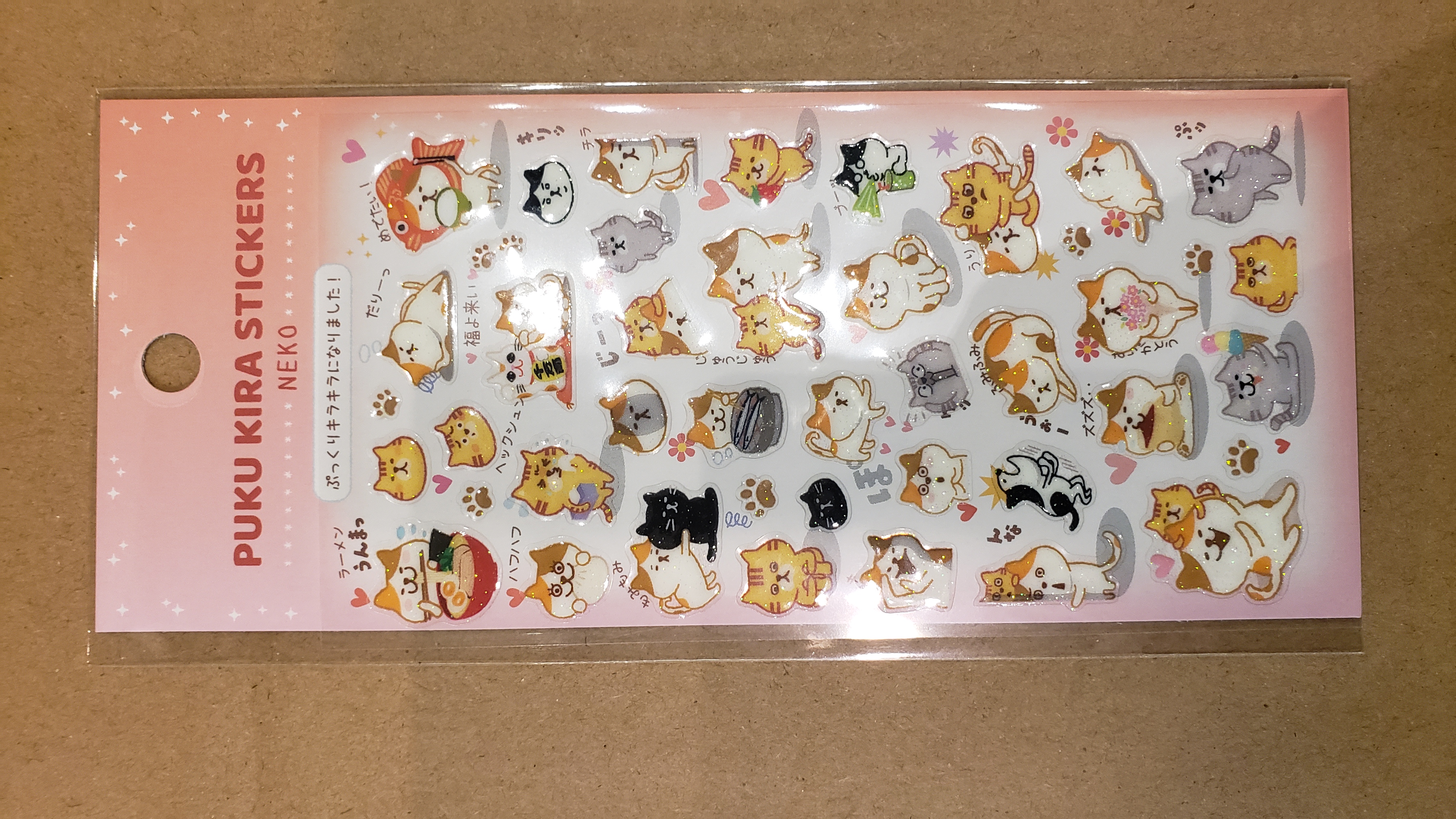 PUKU KIRA(NEKO)貼紙 t621011