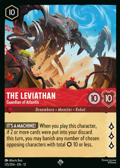 125/204 The Leviathan - Guardian of Atlantis SR