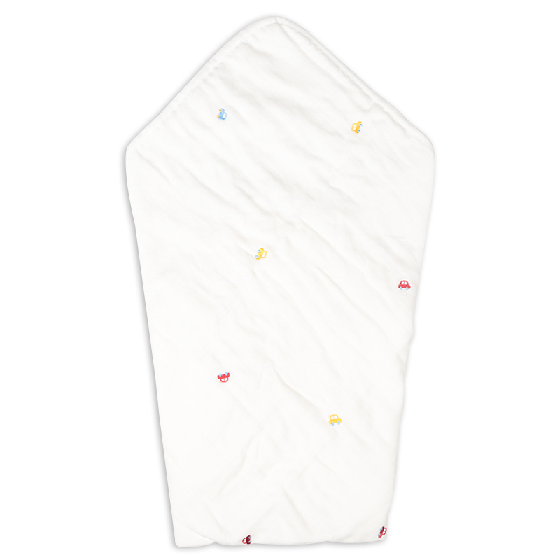 🇯🇵預訂 日本直送🇯🇵車車刺繡棉紗包被襁褓