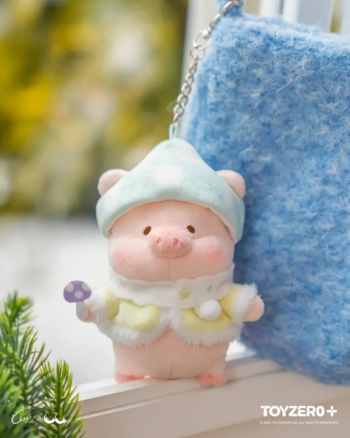 📦訂購 台灣代購 TOYZEROPLUS 罐頭豬LuLu 菇菇守護神Lu 冬日系列毛絨掛件