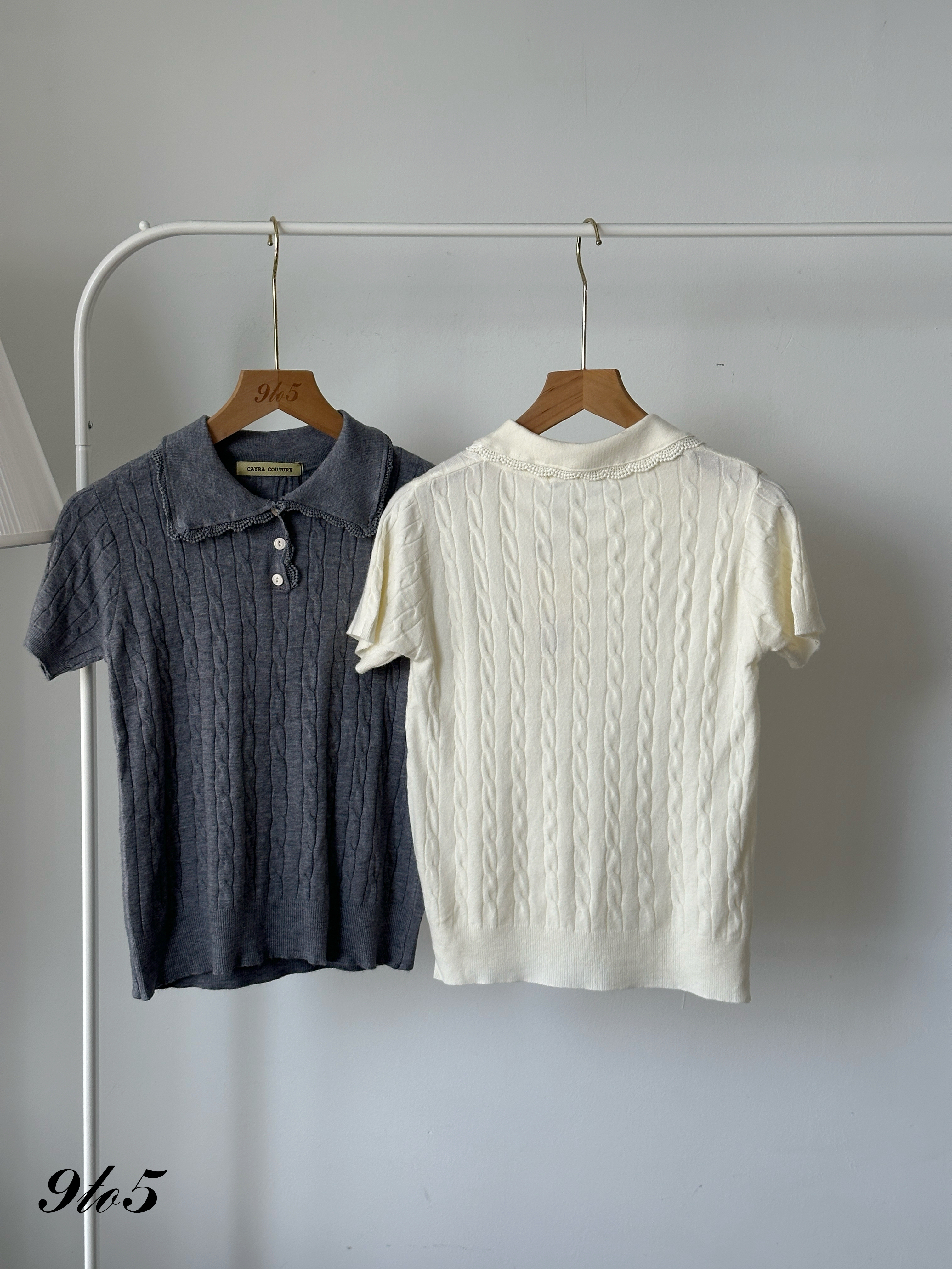 T4151 Knit Polo Tee - 5 Colors 