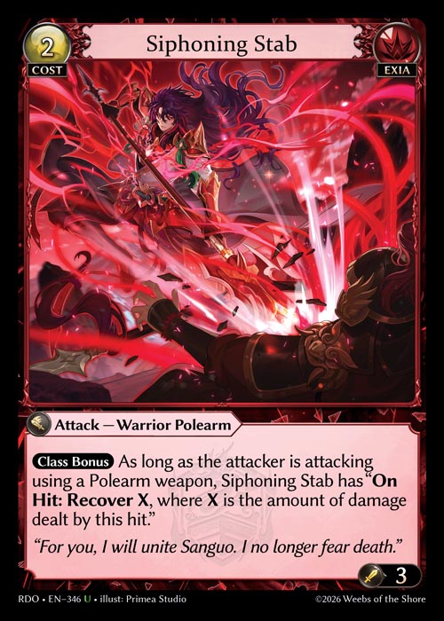 Siphoning Stab / RDO-346 (U)