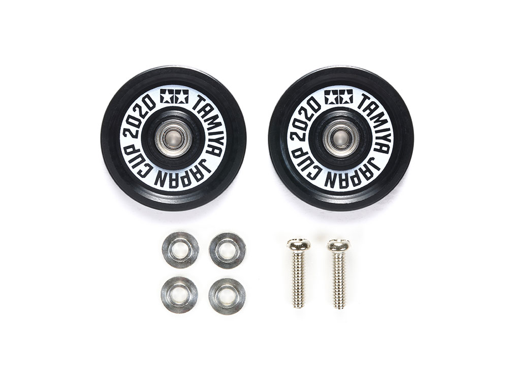 HG 19mm ALUMINUM BALL-RACE ROLLERS (RINGLESS/BLACK) J-CUP 2020