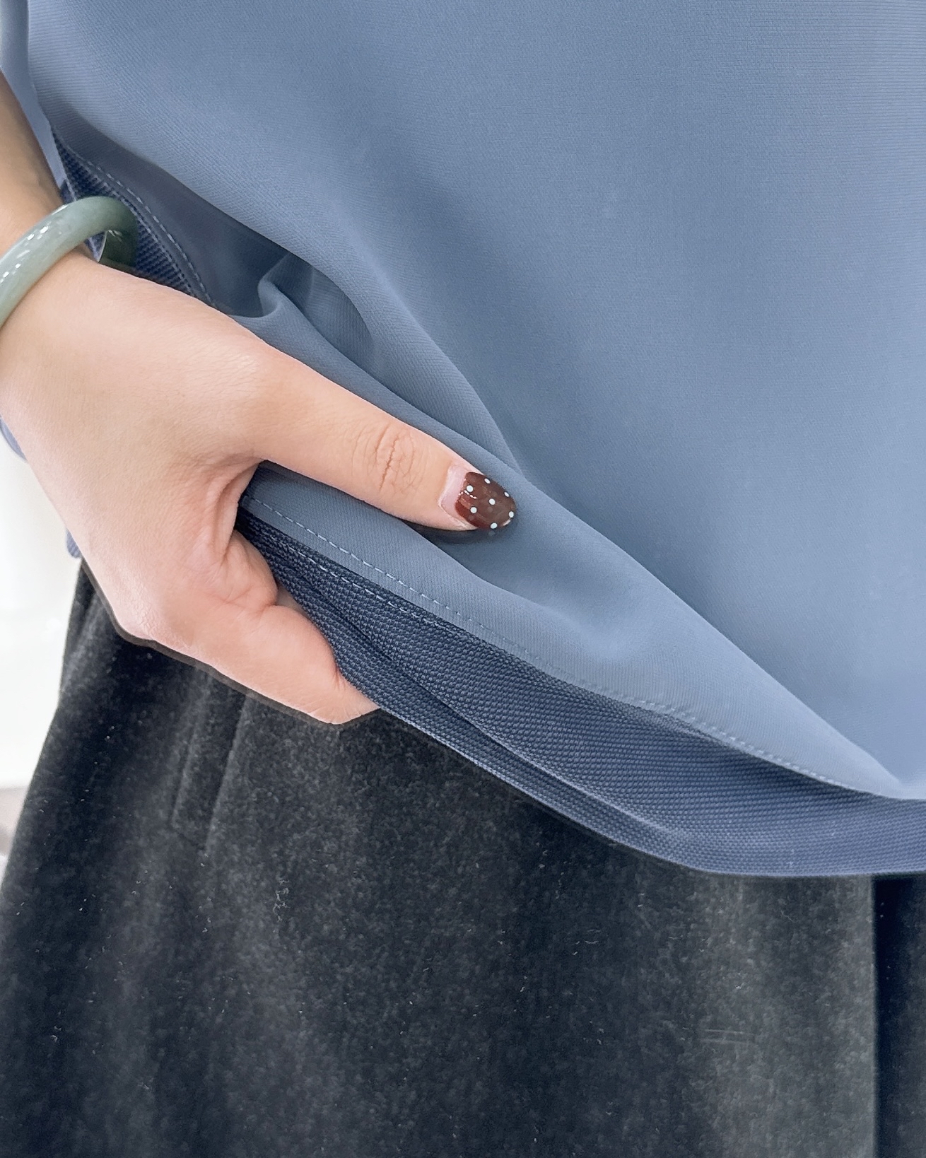 長青高質滑嘟嘟雪紡上衣 2色