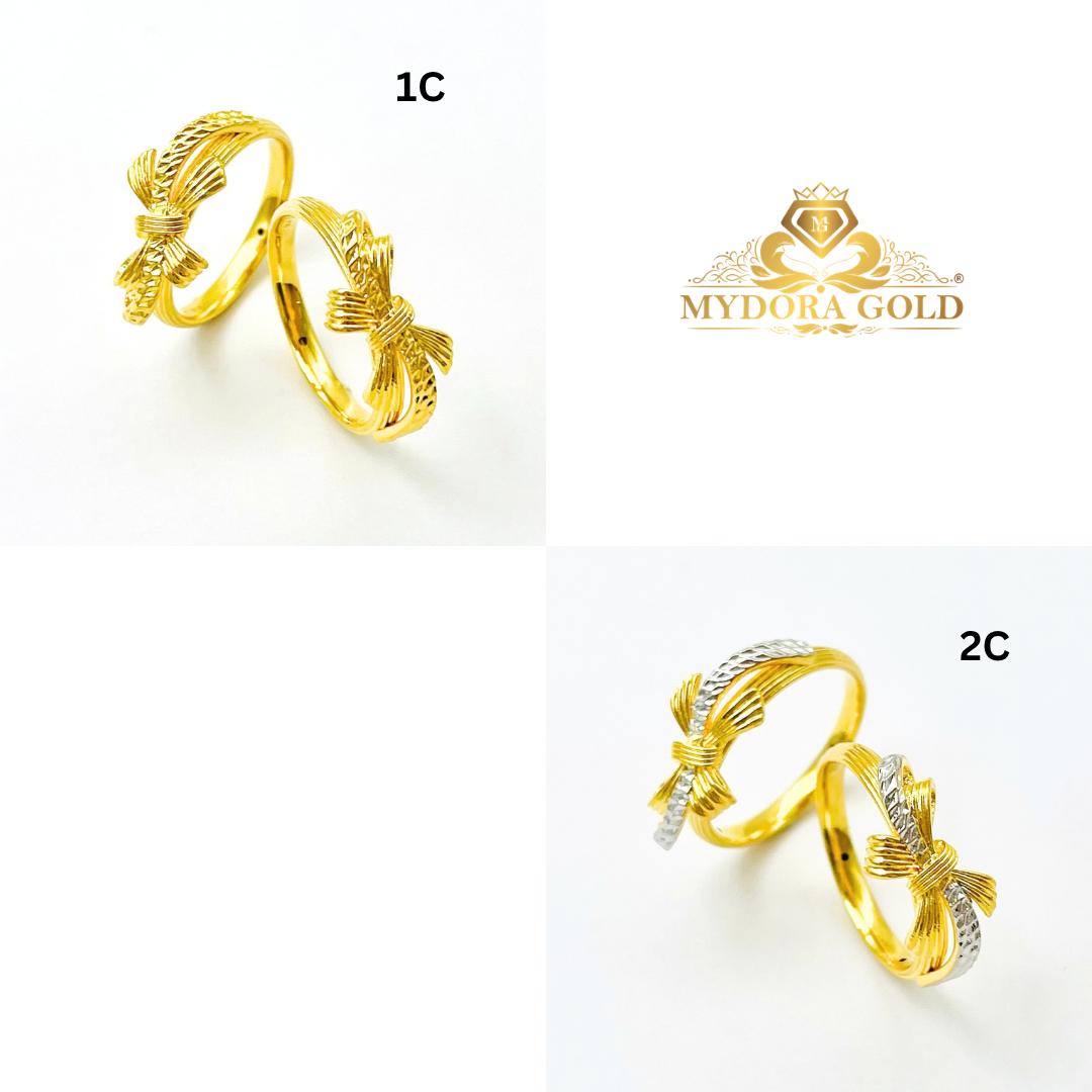 MYDORA Cincin Stylish Ribbon (5G) l EMAS 916/22K