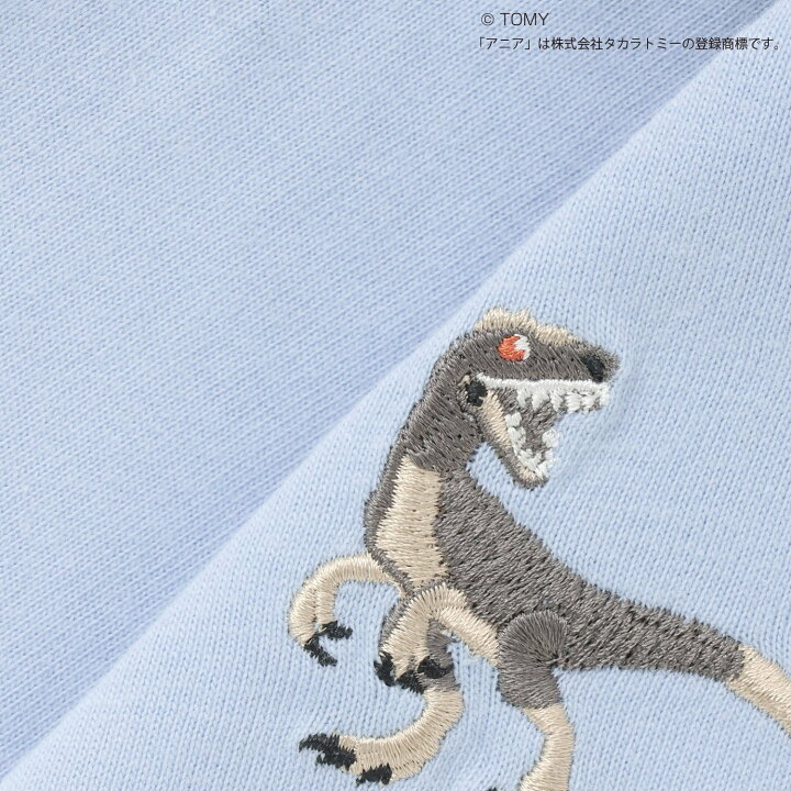 🇯🇵預訂 日本直送🇯🇵Petit Main x Tomica系列兩色恐龍車車印花拼布假兩件長袖T恤