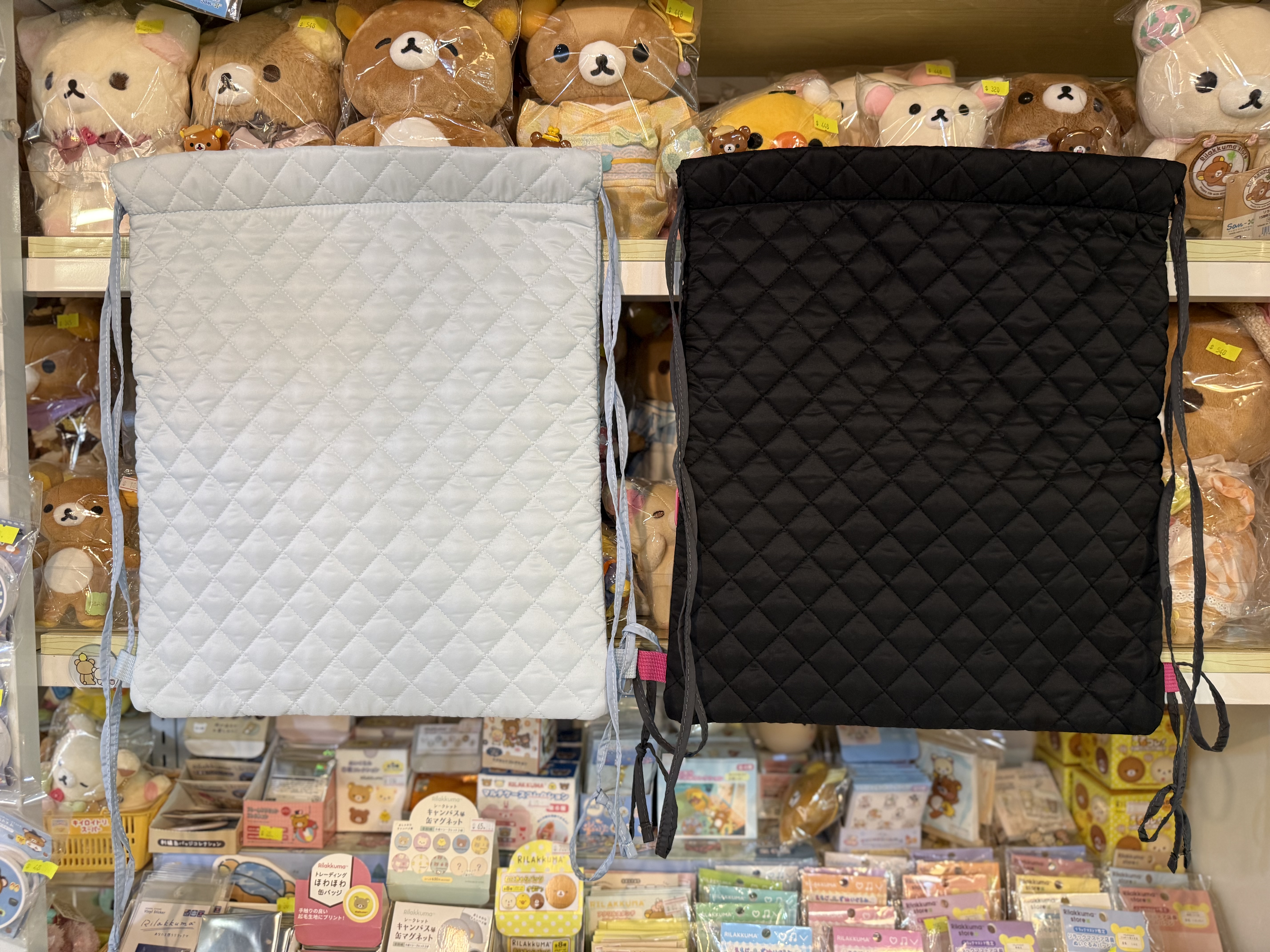 《現貨》全新滿滿小白熊系列輕便索袋背包