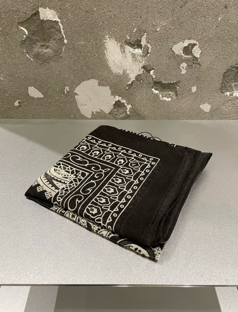 Vintage Patterned Square Scarf #sf06