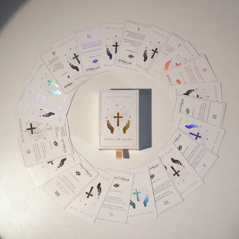 Cross of Light耶穌智慧神諭卡/ 肯定與療癒卡牌by Alicia Tang