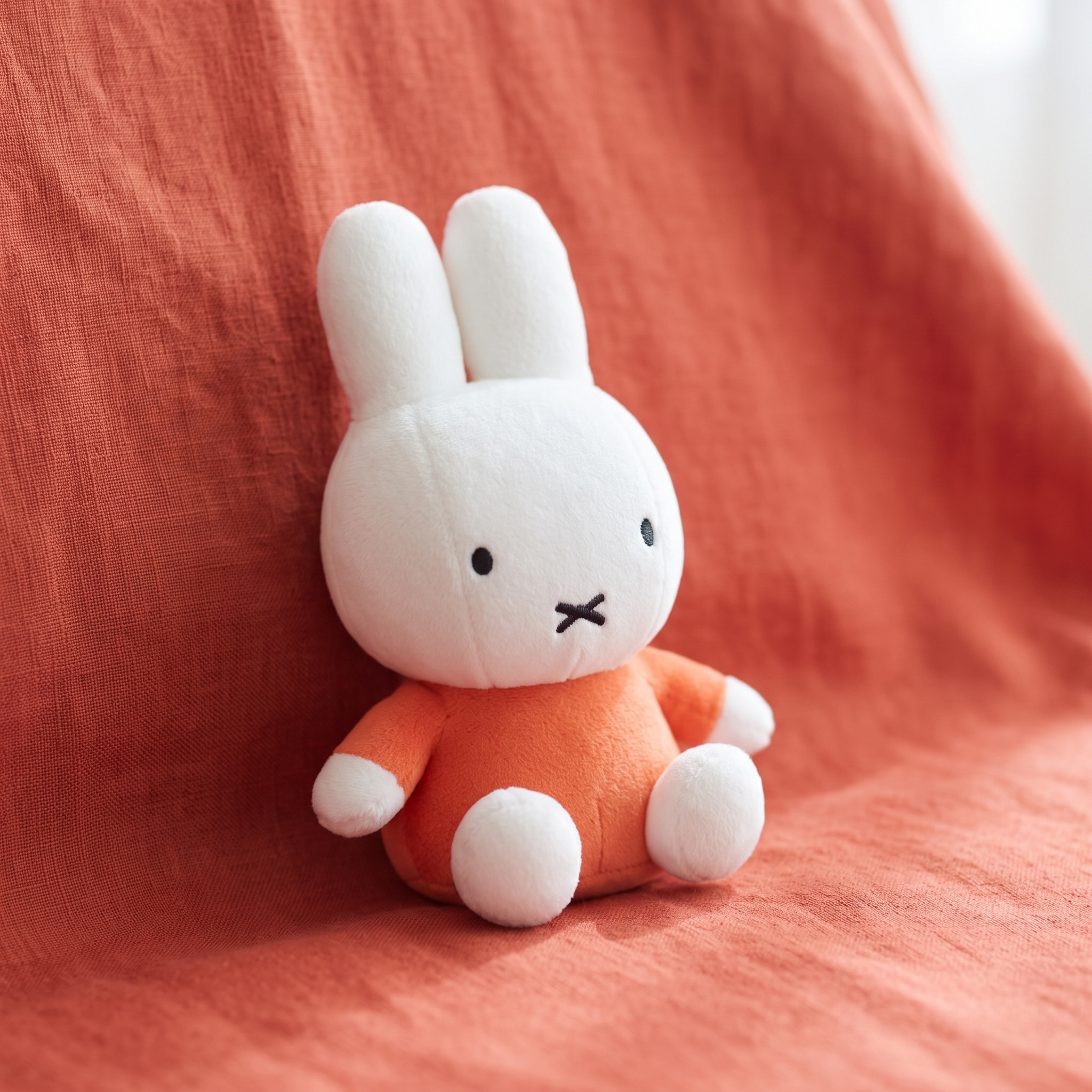 Miffy - 坐姿公仔 (橙色裙子款)