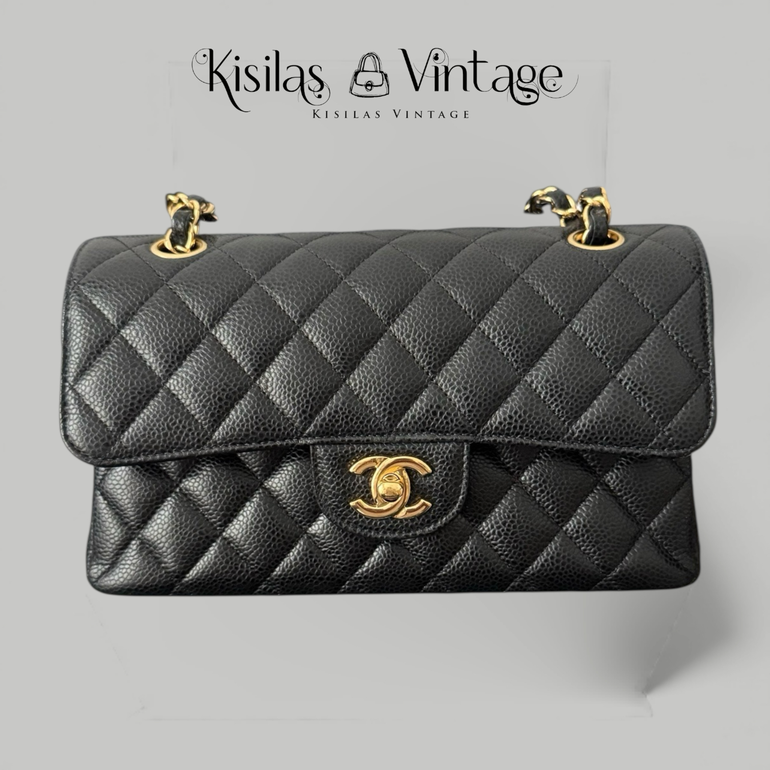 Chanel Caviar CF23金扣