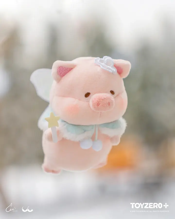 📦訂購 台灣代購 TOYZEROPLUS 罐頭豬LuLu 白雪精靈Lu 冬日系列毛絨掛件