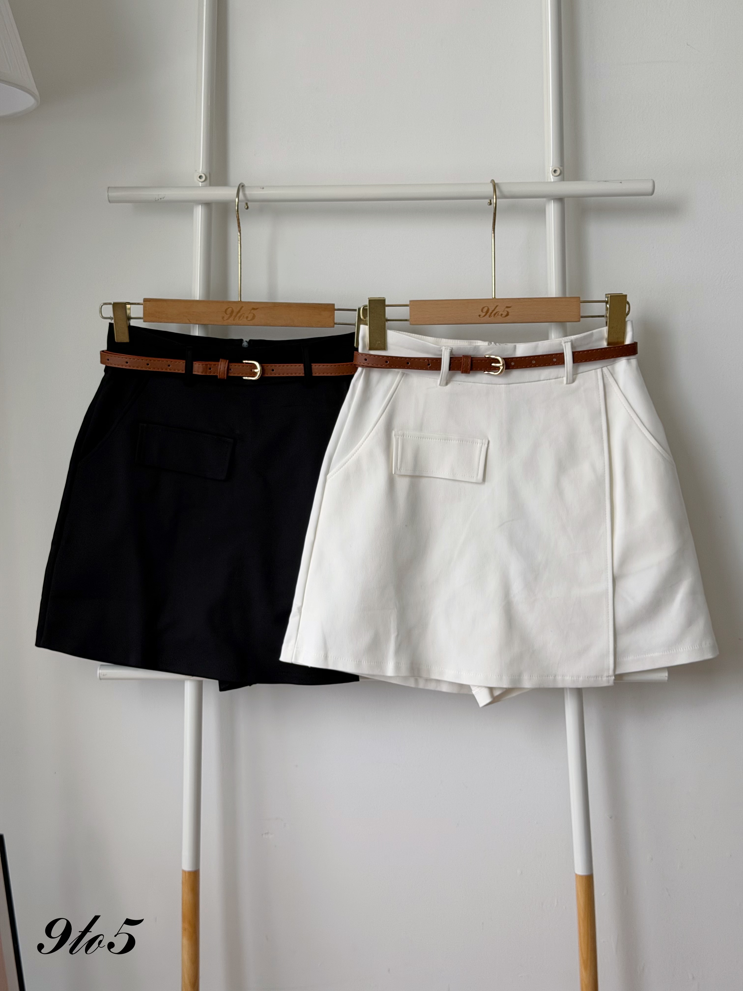 S2044 A Line Overlap Skort - 3 Colors