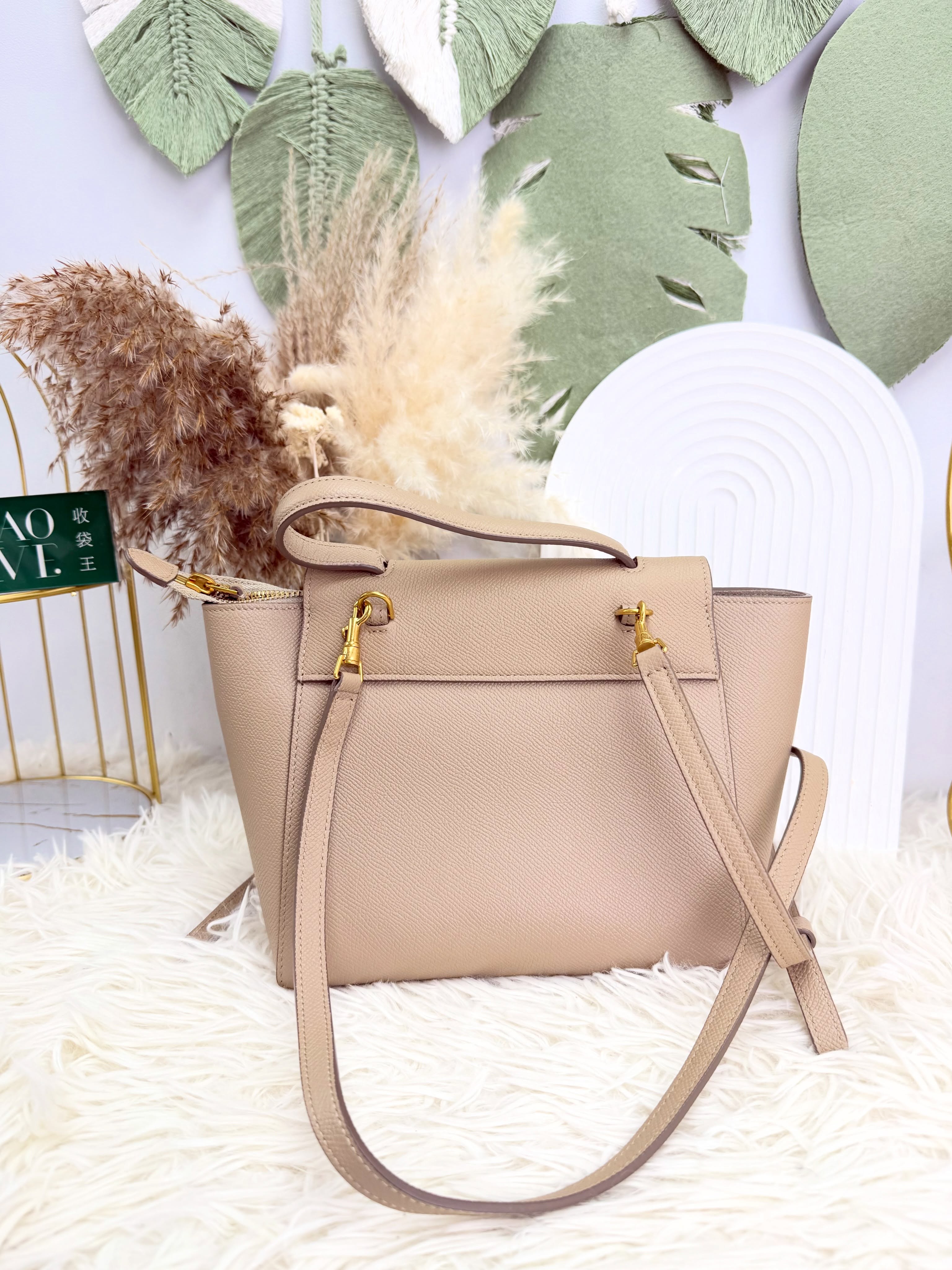 Celine👜 PRE OWNED 🛍️奶茶色belt bag 有塵袋🤎