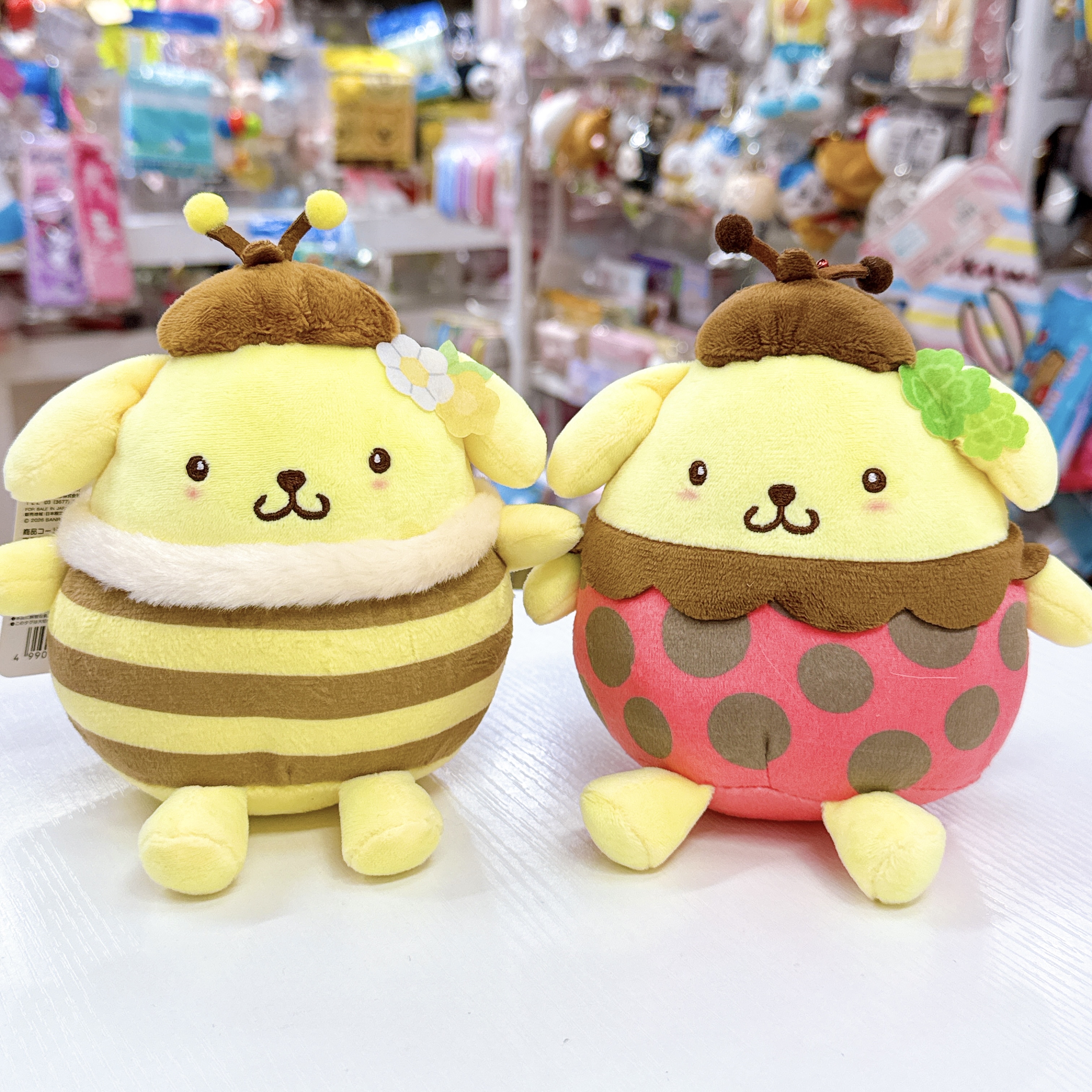 日本版布甸狗扮昆蟲公仔掛飾