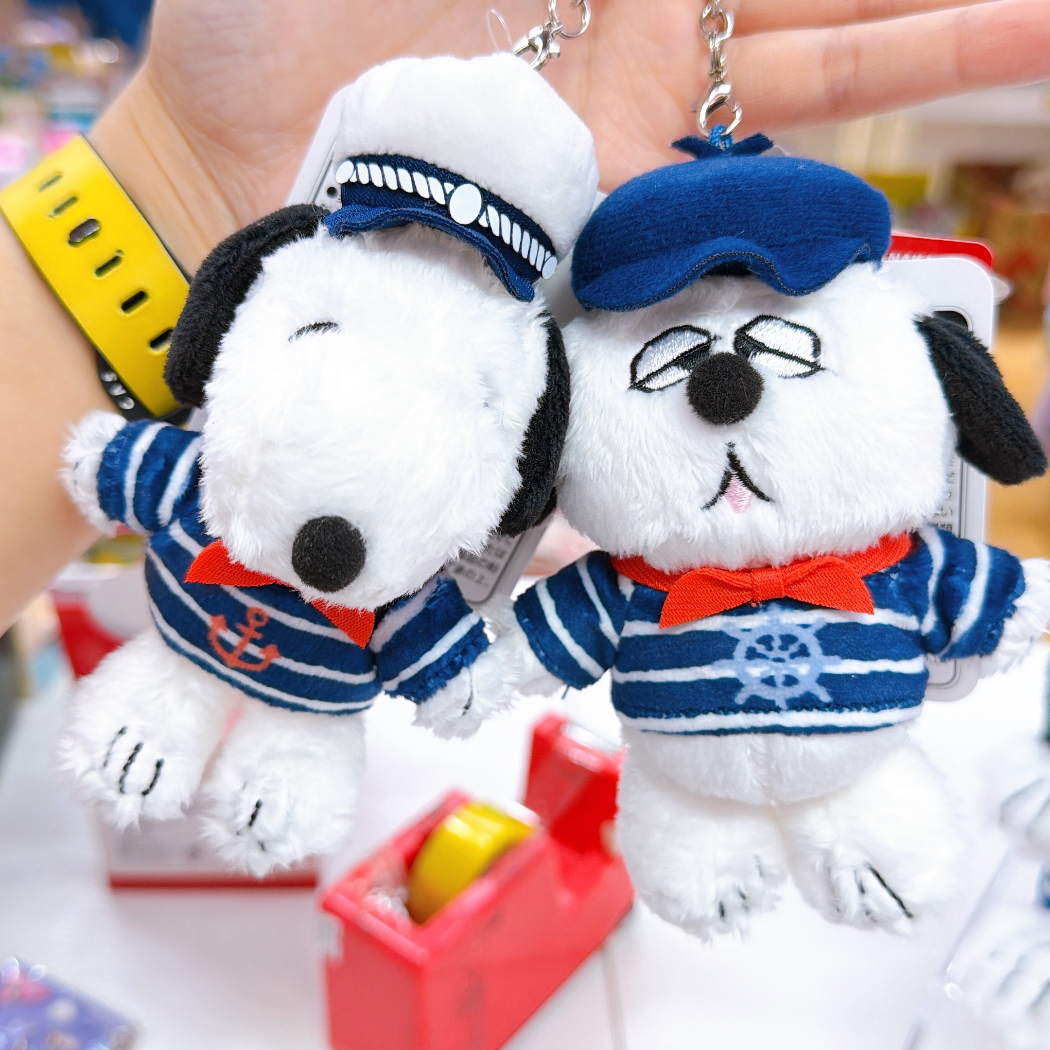 日本直送snoopy olaf 新款水手系列公仔公仔掛飾