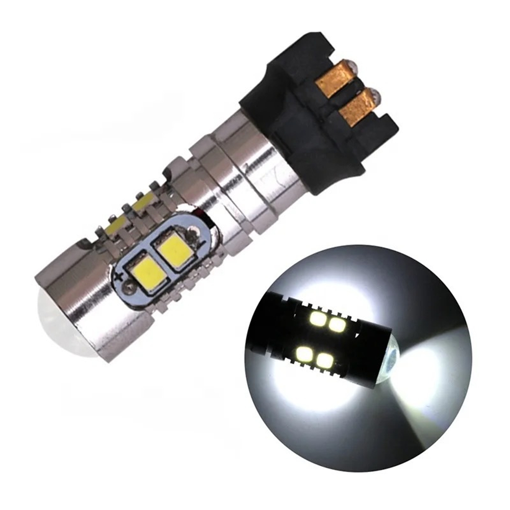 2x PW24W 2835 10 LED 轉向燈 白光 UA0527