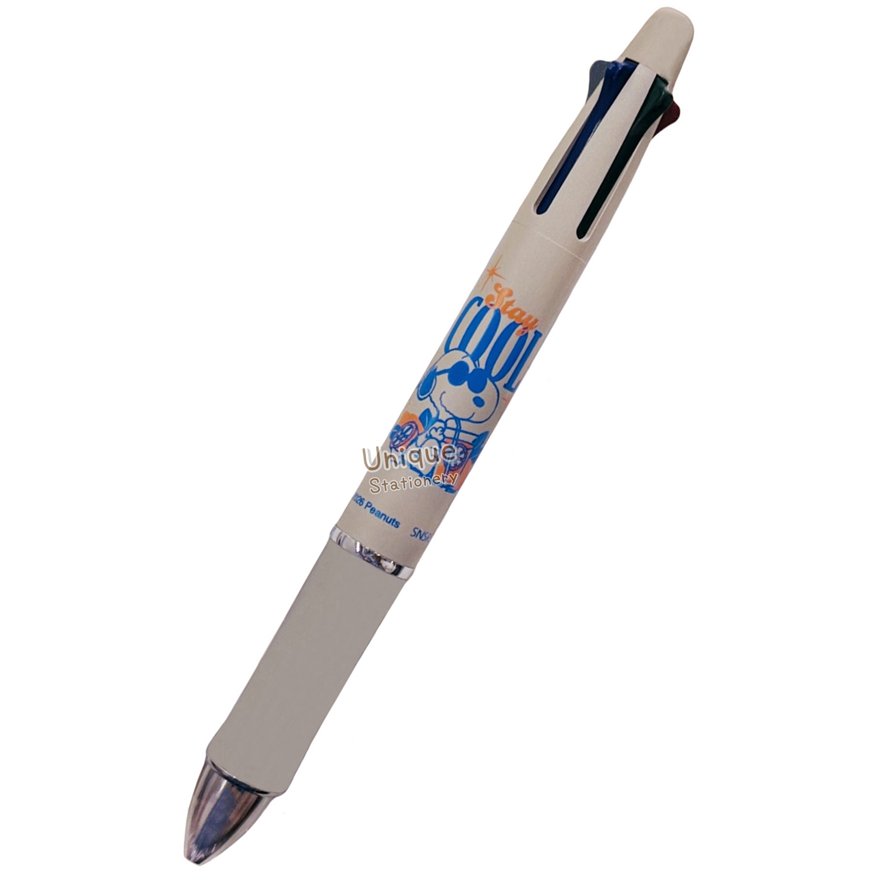 現貨｜Snoopy Joe Cool Pilot Dr.Grip 4+1 日本製 多功能 5用筆 0.5mm 4色原子筆 + 0.5mm 鉛芯筆 (S4660013)