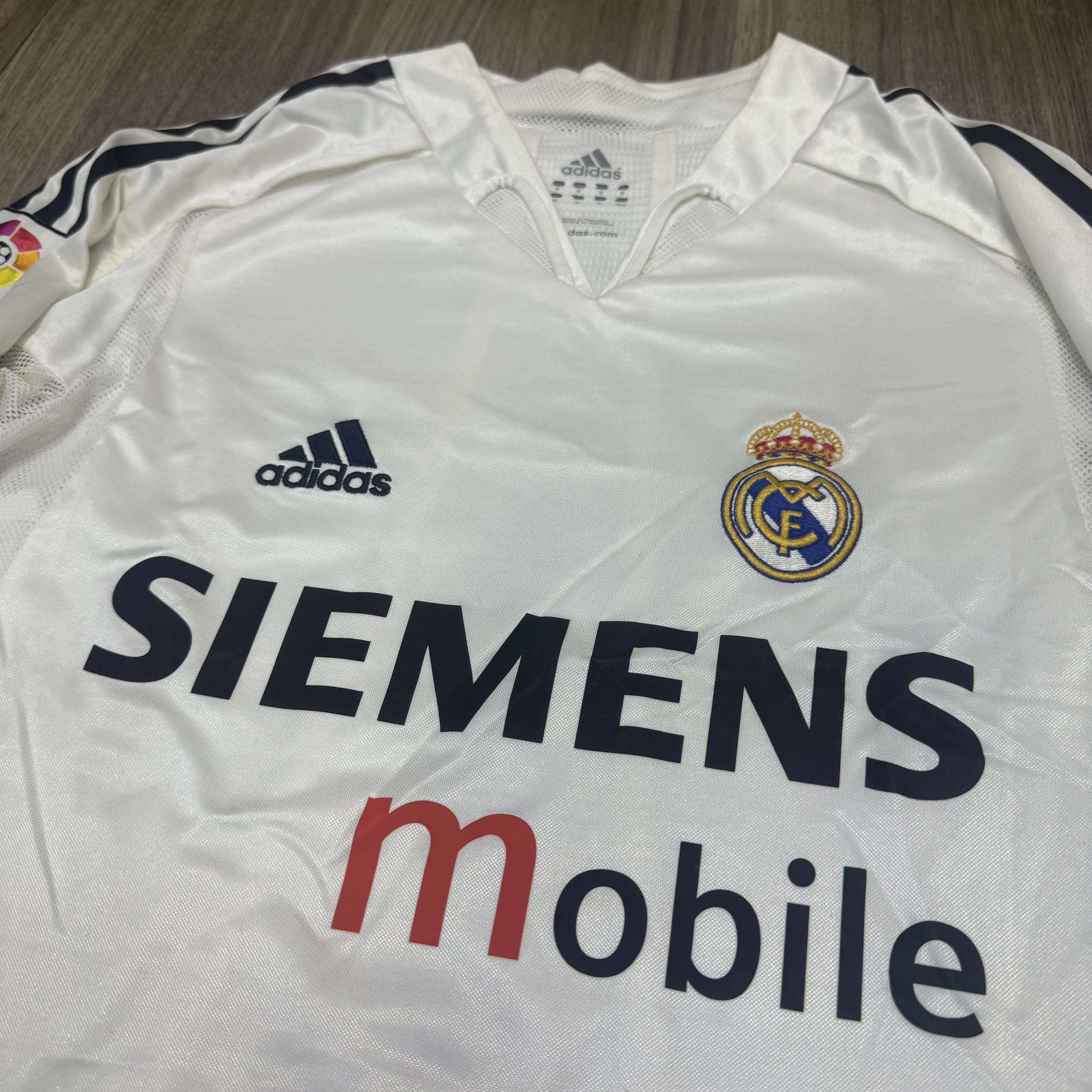 Real Madrid 04/05 player issue home shirt