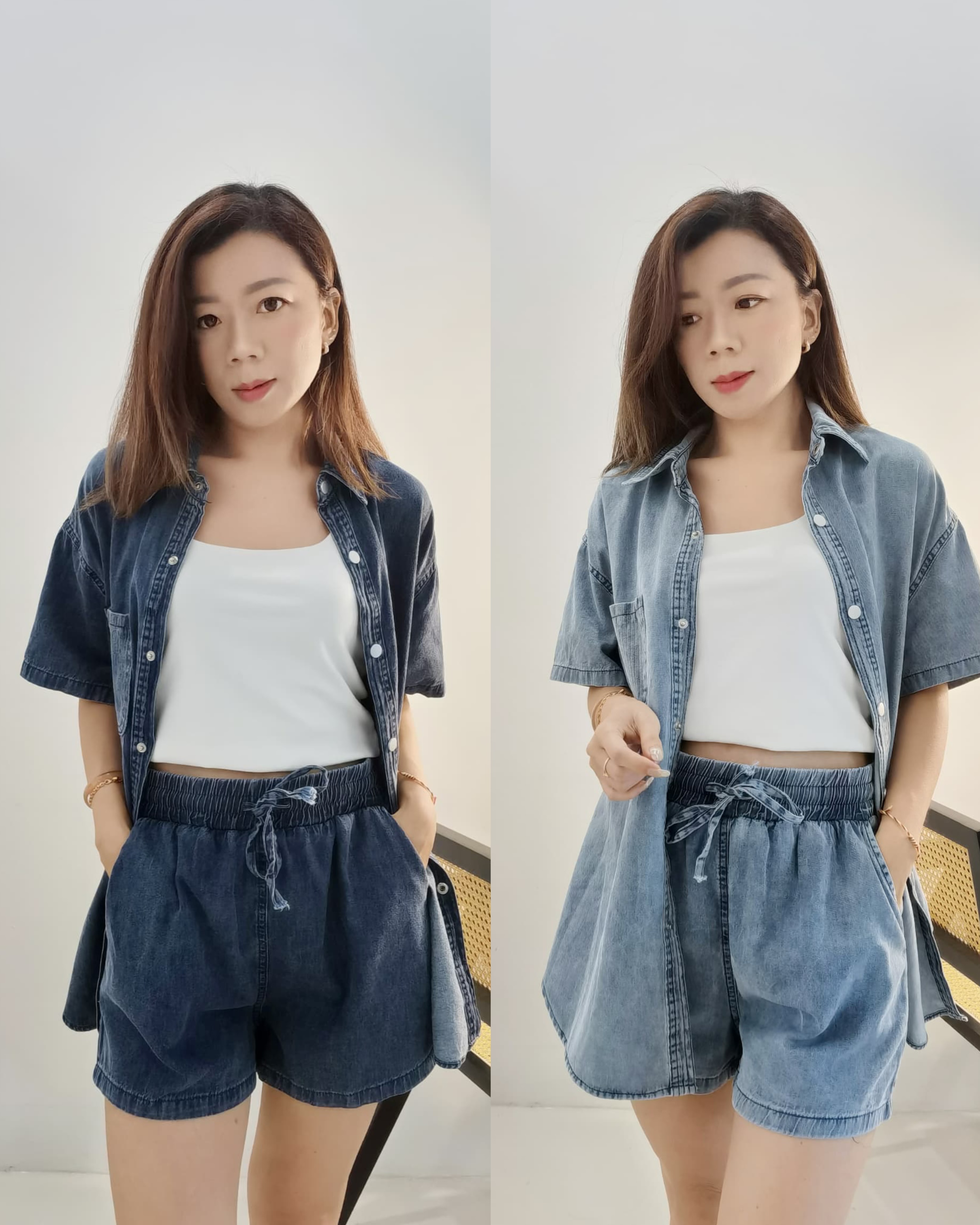 33065 CASUAL DENIM SET 