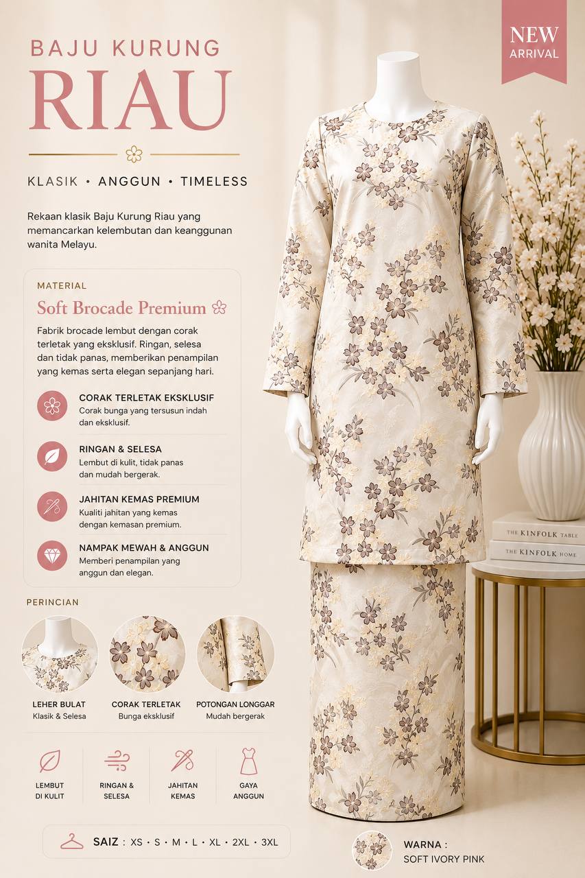 KURUNG RIAU MODEN (BROCADE)