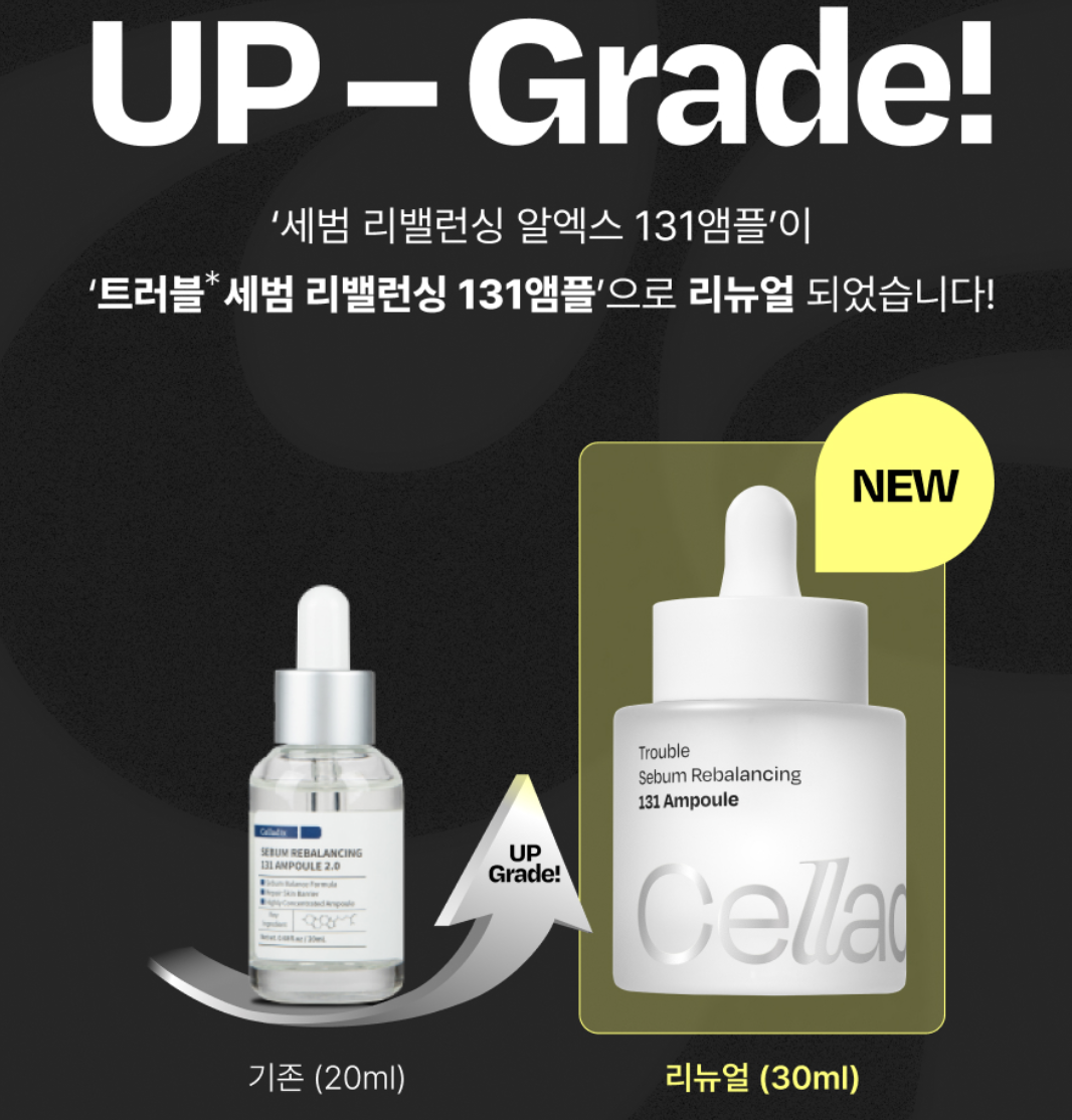 韓國 Celladix 皮脂平衡 RX131 安瓶 30ml / 支｜Sebum Rebalancing RX 131 Ampoule