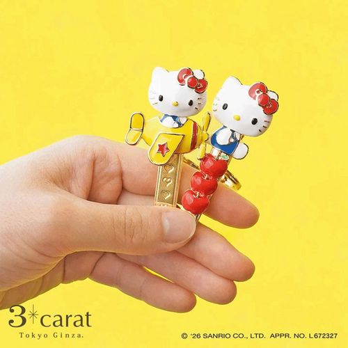 🆕【⭐訂購⭐】🇯🇵日本直送 🌀#Sanrio #Kitty 包包金屬鑰匙圈夾  [2款選] 🌀 [ELJD-0169][261119]