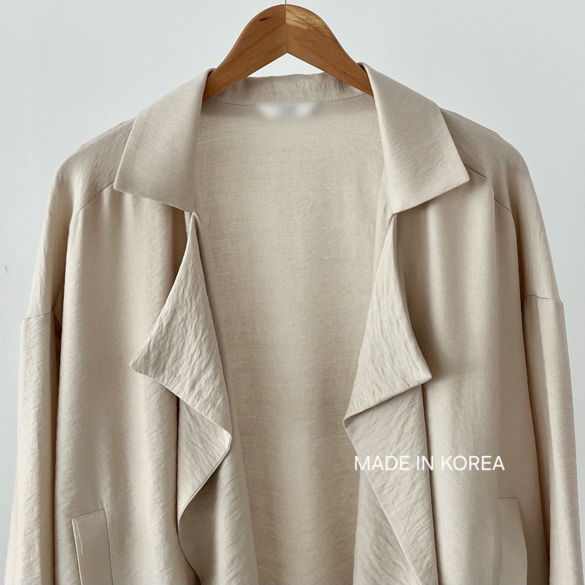 G6183 韓國🇰🇷薄料開胸外套