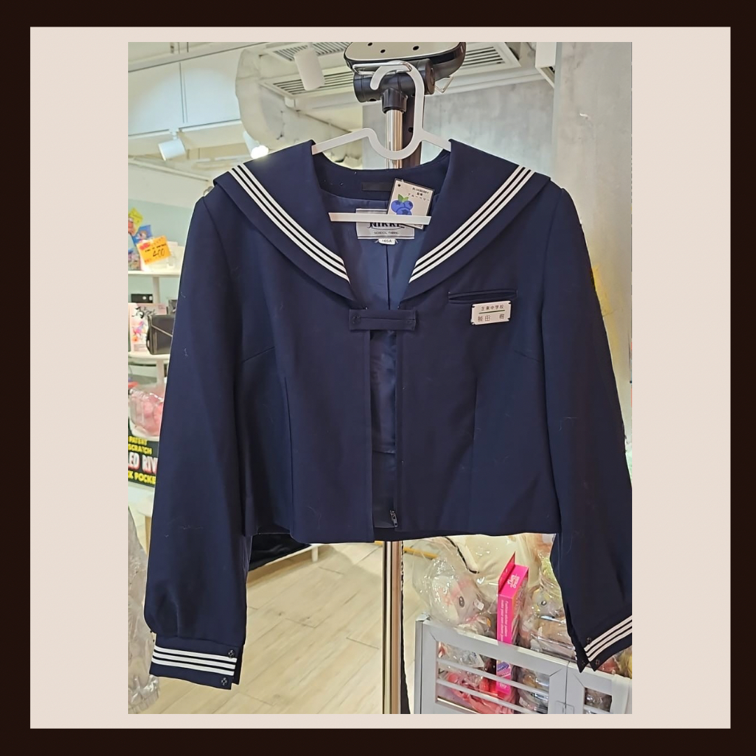 NIKKE 高品質前開式冬用三本線水手服