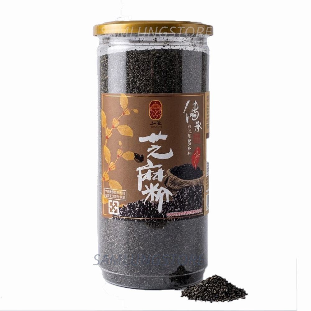 弘益 罐裝 台灣三代傳承 100%純黑芝麻粉 450g 