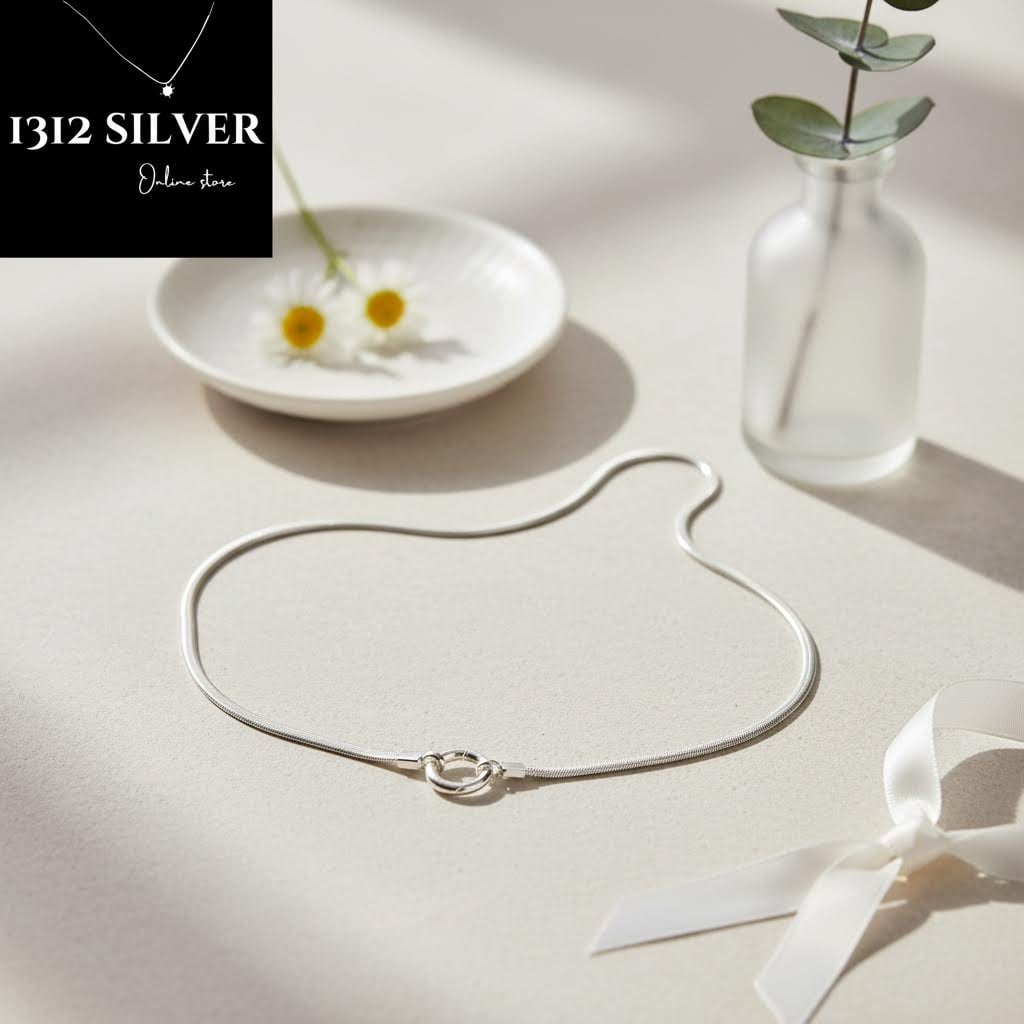 S925 -EN0113 Snake Chain Necklaces