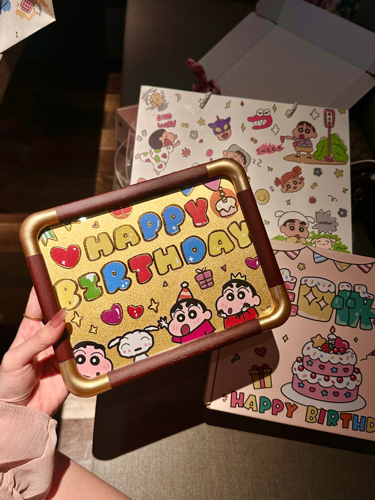 财位招财💰足金相框摆件