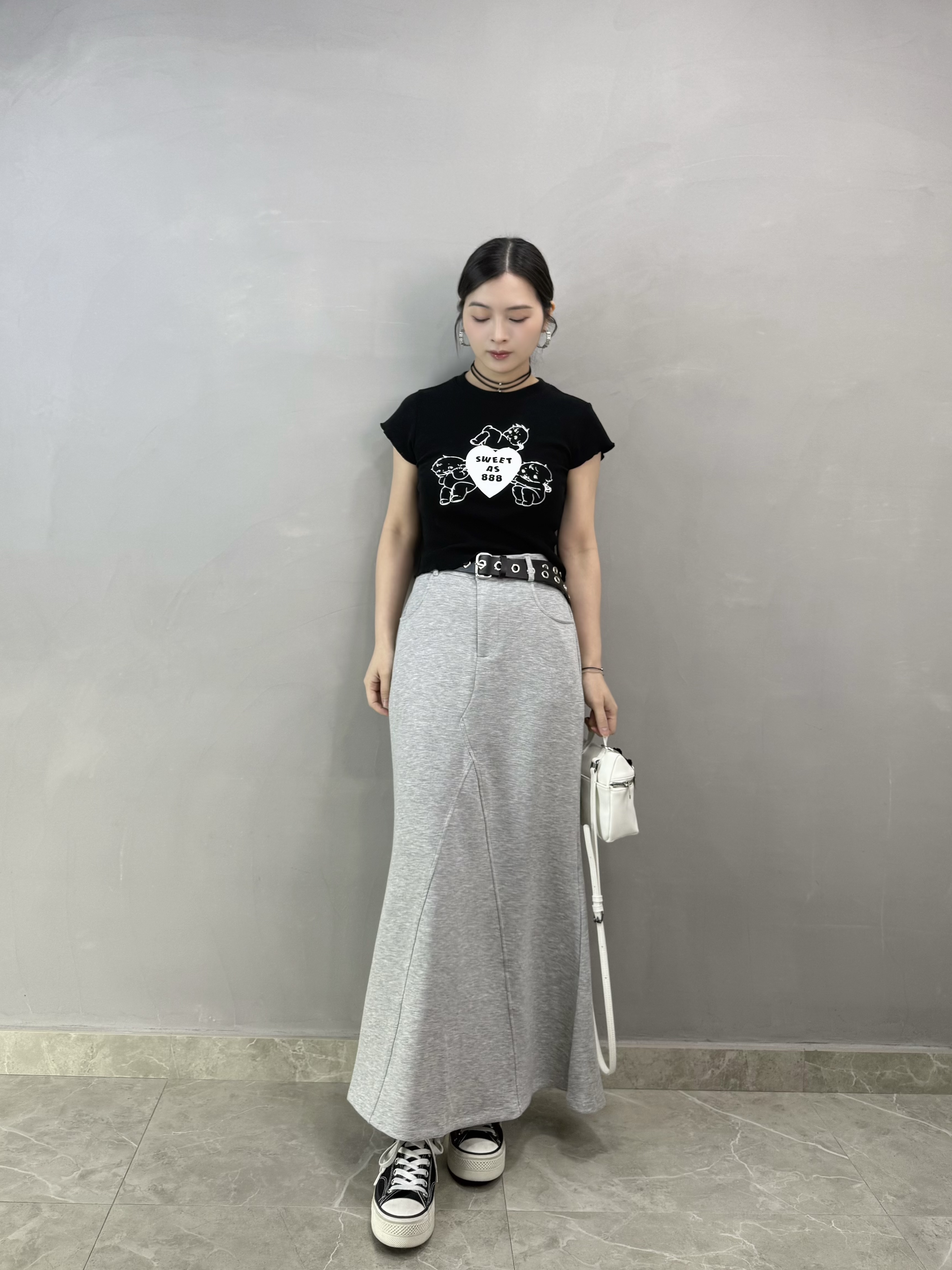 S74 通花baby Tee