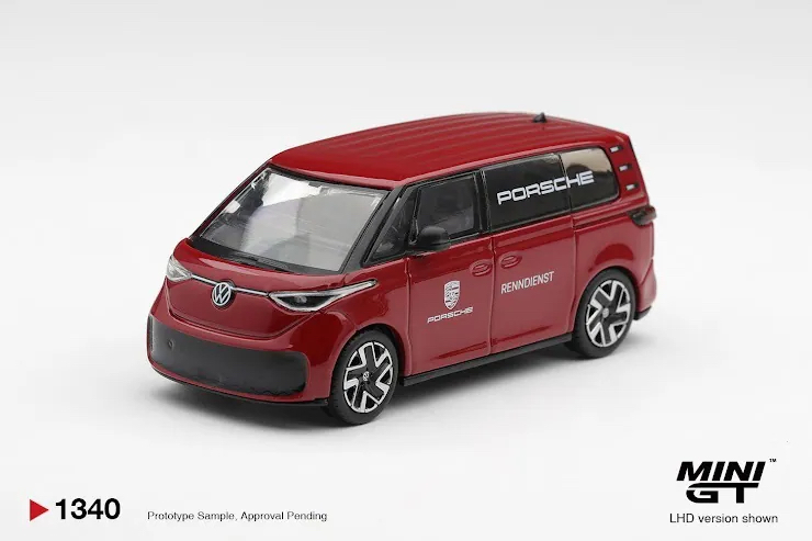(預訂 Pre Order) Mini GT ( MGT01340-L ) Volkswagen ID.Buzz Porsche Renndienst
