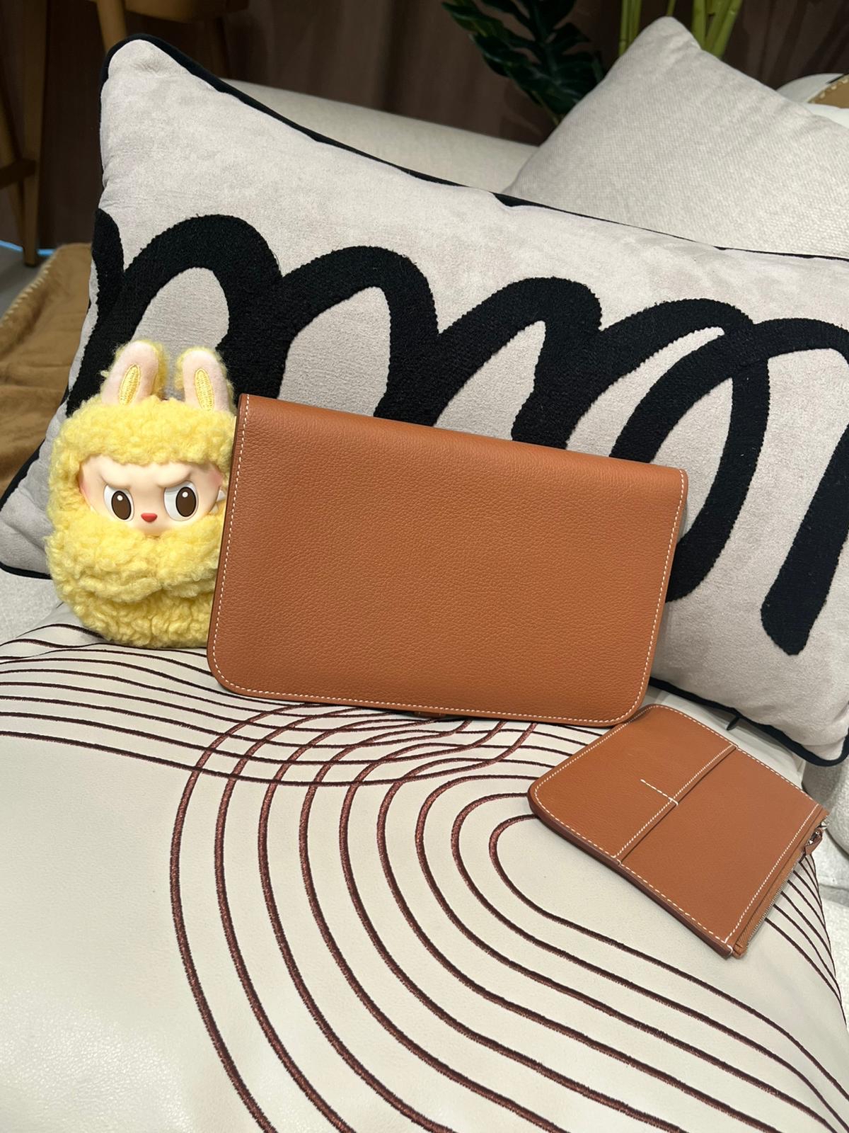 Hermes dogon duo WALLET ,STAMP U 100%Authentic ,unused 未使用品✅box 