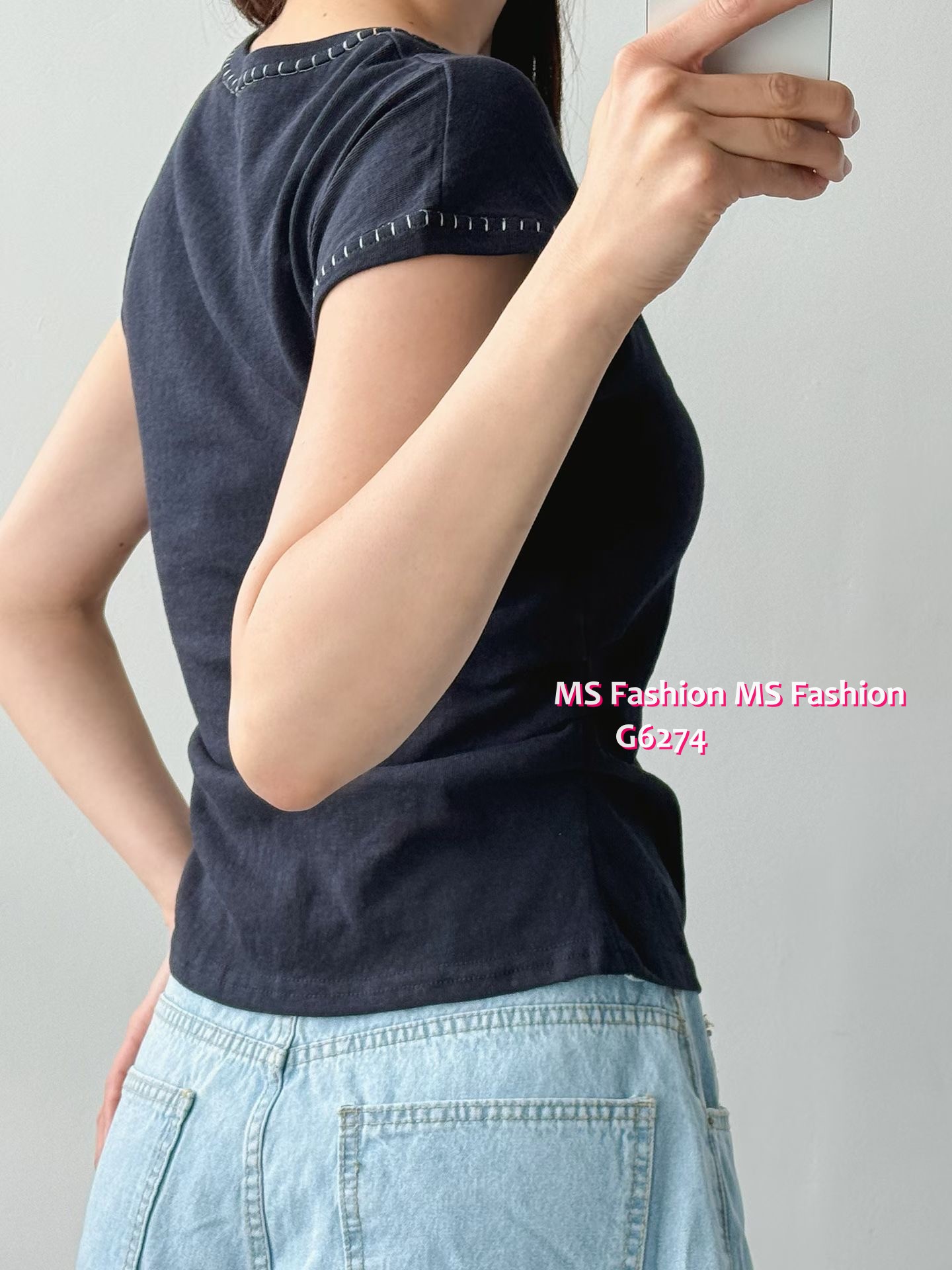 G6274 韓國🇰🇷型格tee仔