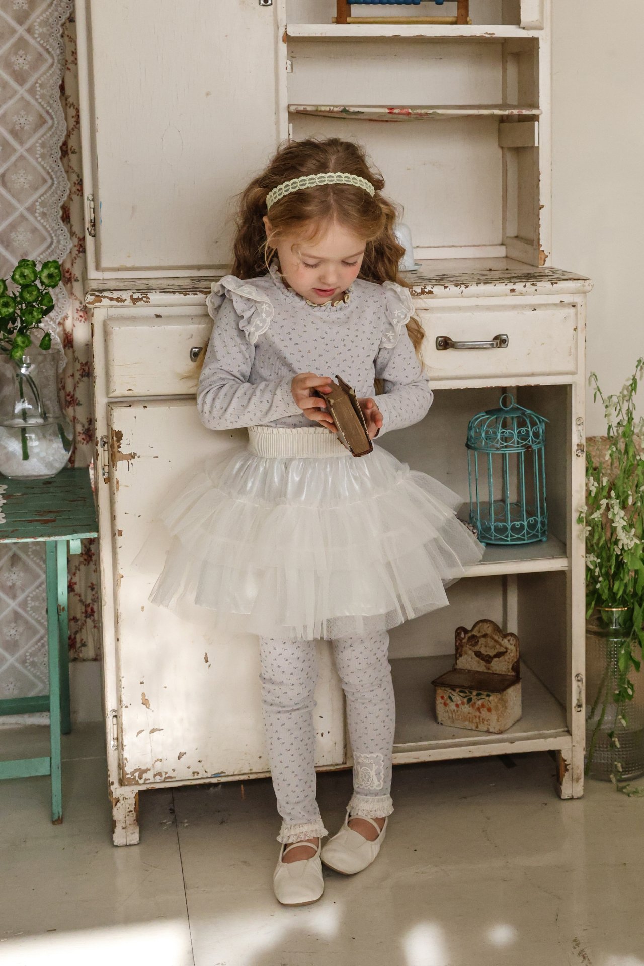 小碎花 Ruffle Top / 小碎花 Legging