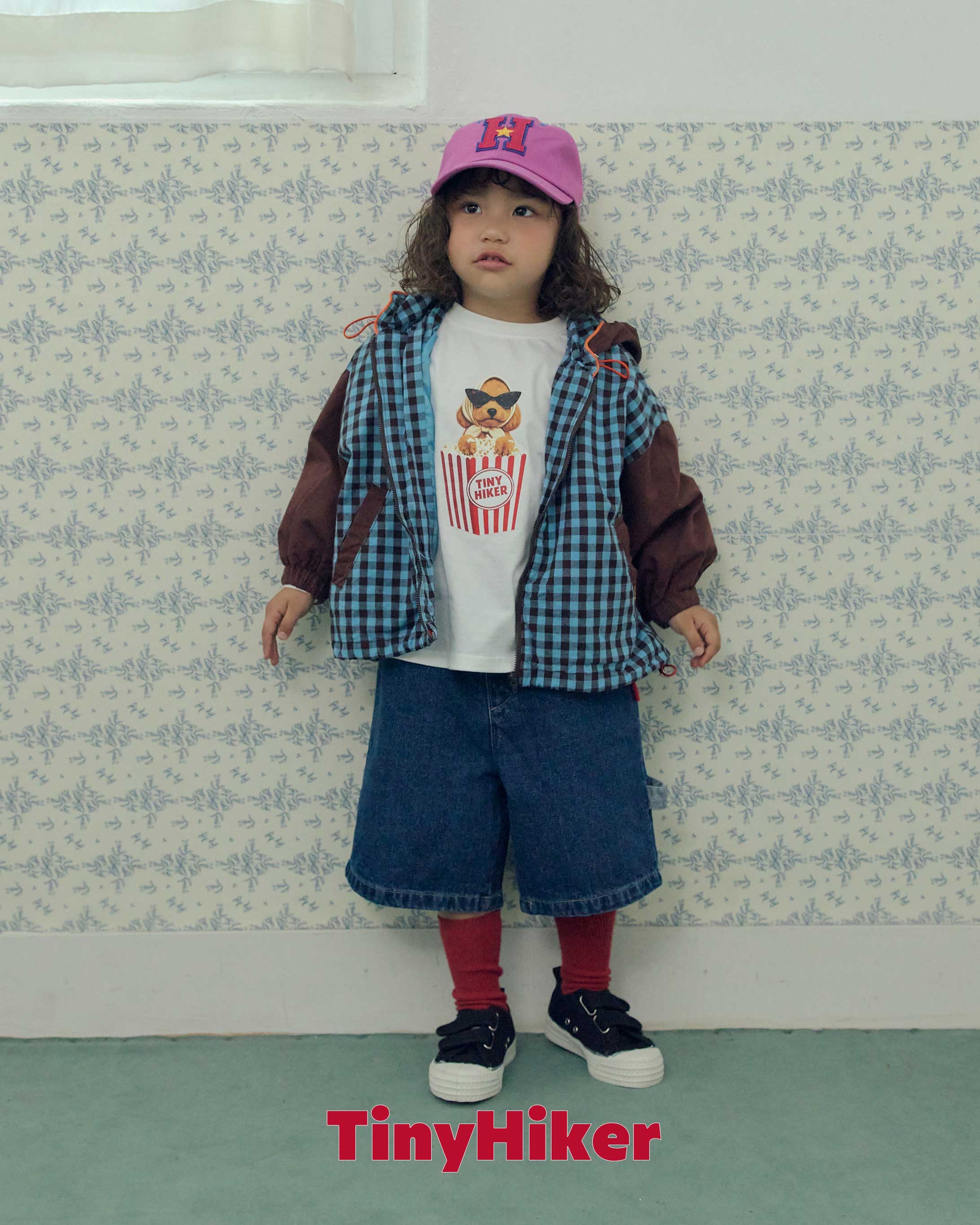 Tiny |  Pposik Check Hoodie Jumper