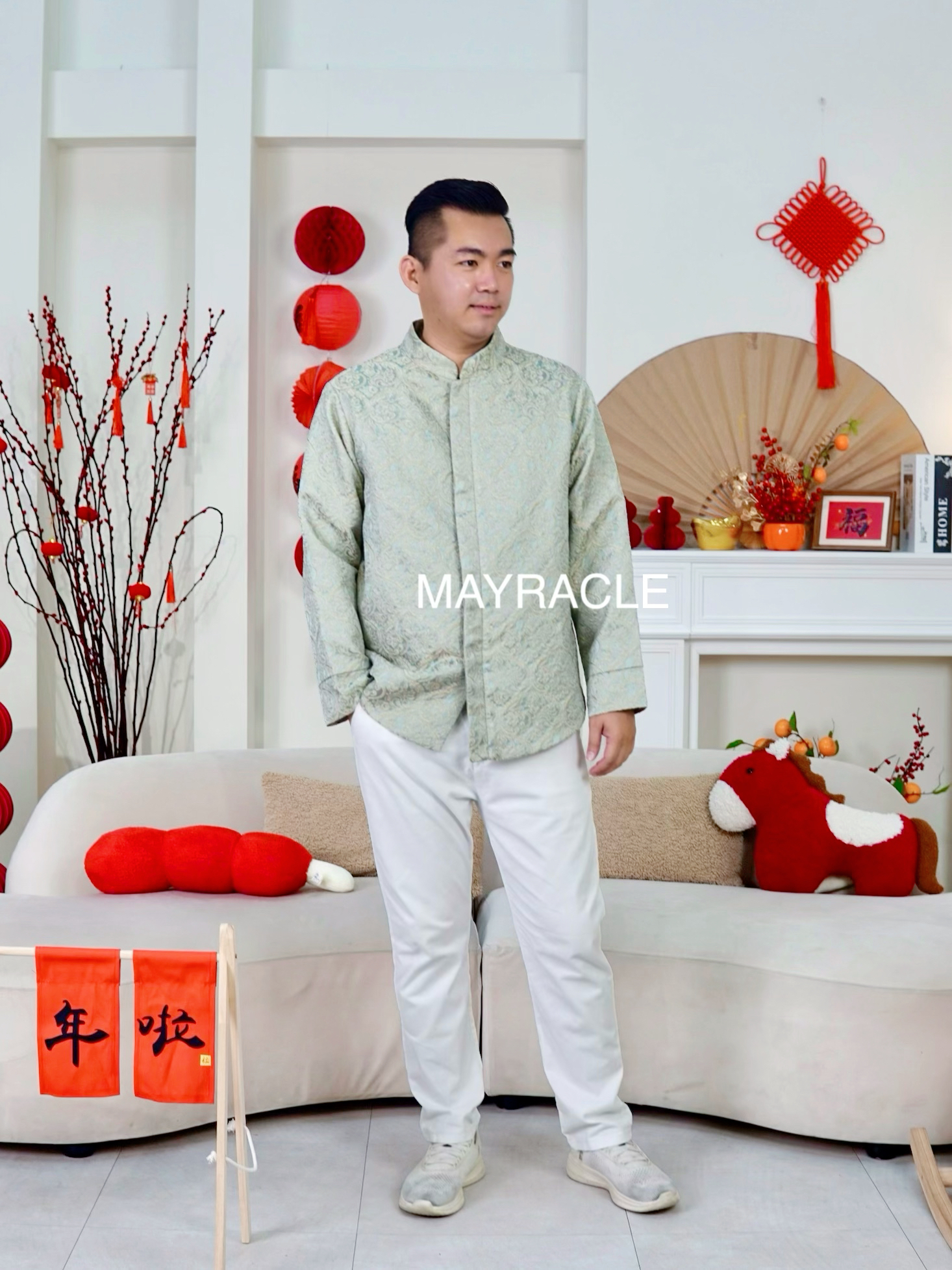 [PRE-ORDER] CNY 2027 Oversized Luxe Men Shirt 