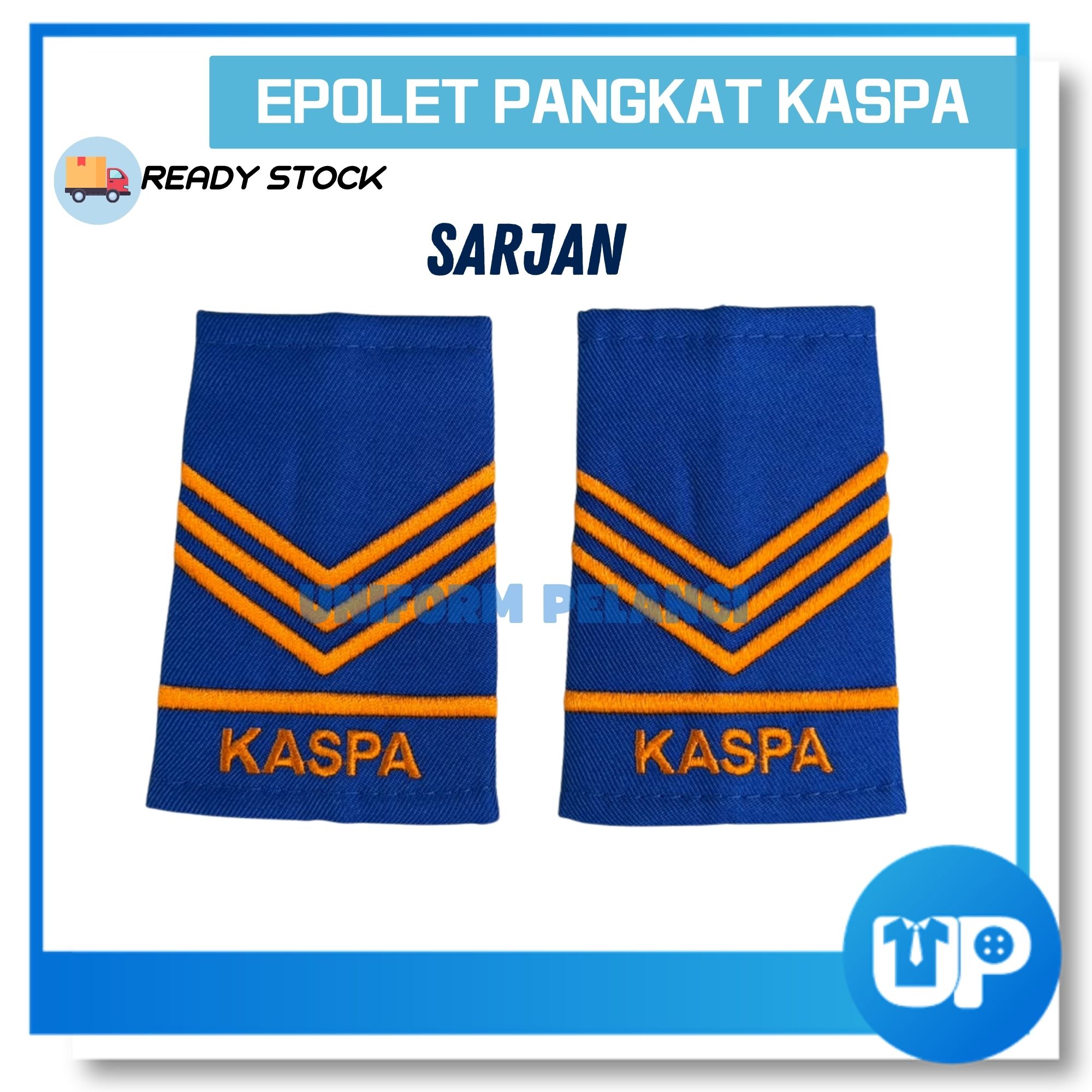 KASPA Pangkat Epolet Single Line Kadet Pertahanan Awam (KPA)