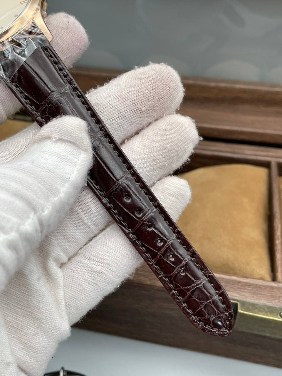 ⚜️百达翡丽 5227玫瑰金 将官底翻盖324一体机芯😎