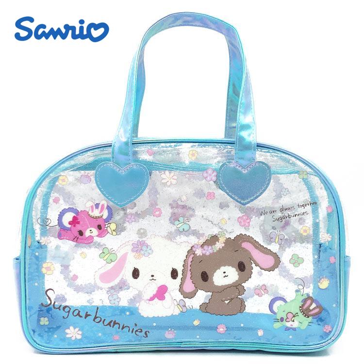 🆕【⭐訂購⭐】🇯🇵 日本直送 🌀#Sanrio #Sugarbunnies 透明波士頓包［2款選］🌀[ELFD-0172][260722]