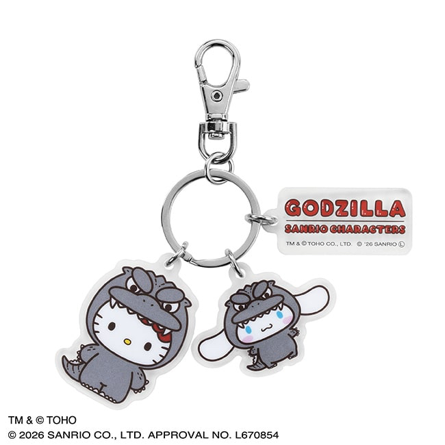  🎀【預訂】GODZILLA x SANRIO Key chain B