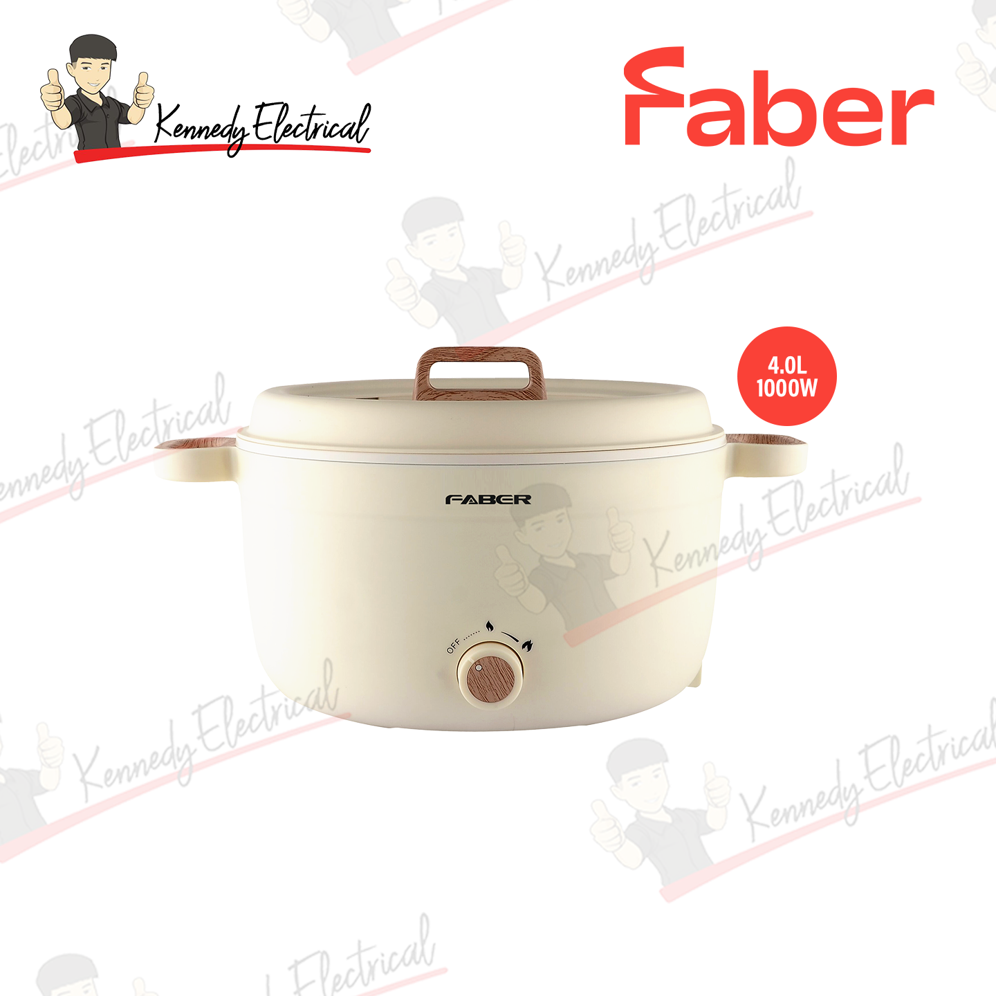 Faber 4.0L Multi Cooker Pine-S FMC 3508WH