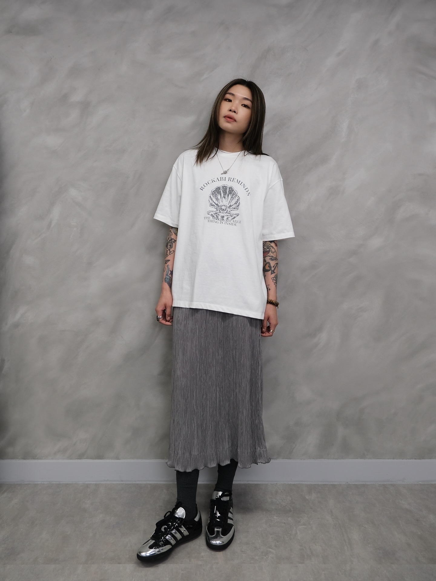 必買款-Textured skirt #sk38 