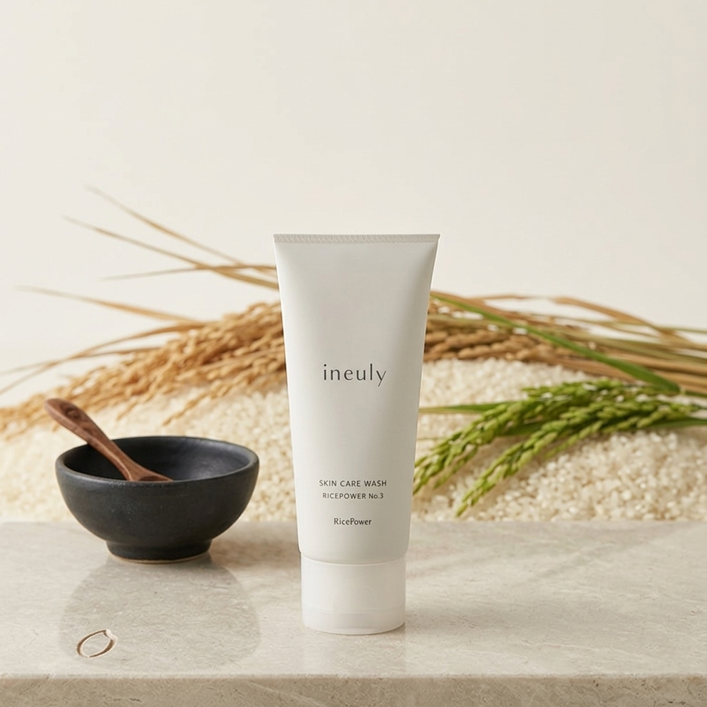 【✨️日本🇯🇵 ineuly Skin Care Wash RicePower No.3 米保濕潔面乳✨️】100g 